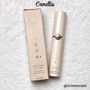 Tatcha The Kissu Lip Tint Camellia SPF 25 Full Size New